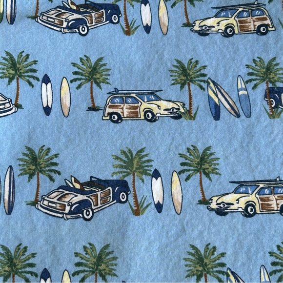 Tommy Hilfiger Hawaiian Surf Board Novelty Print Button Down Shirt - Picture 7 of 13